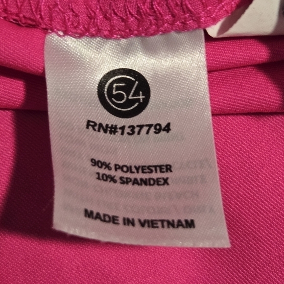 CHASE 54 Women's Golf Performance Quarter Button Down Shirt Pink Size Medium - Picture 9 of 10